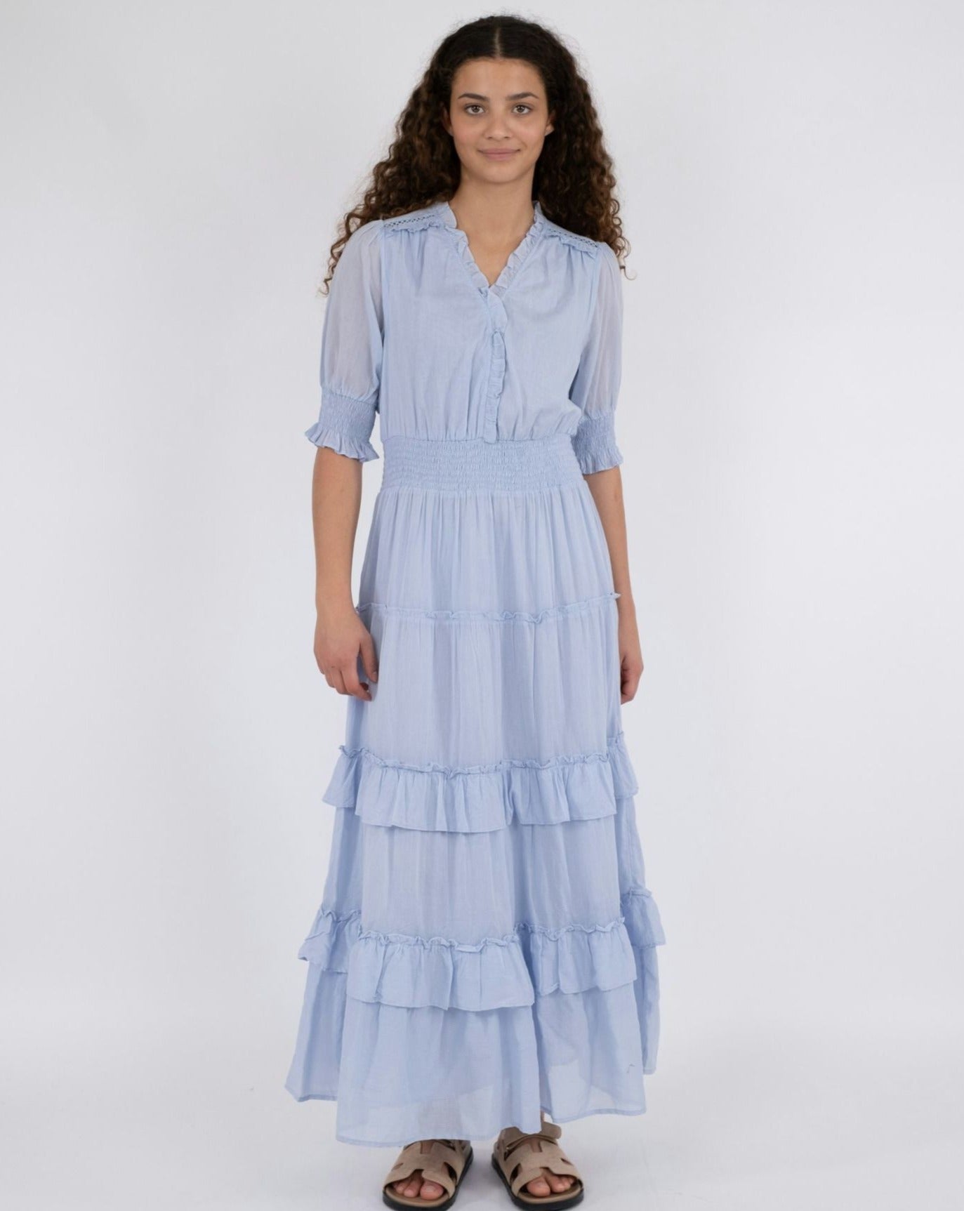 SOPHIE MAXI DRESS LIGHT BLUE