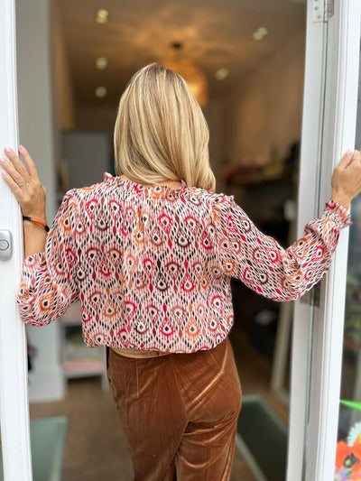 CIARA BLOUSE RED