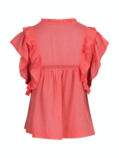 JAYLA VOILE TOP CORAL
