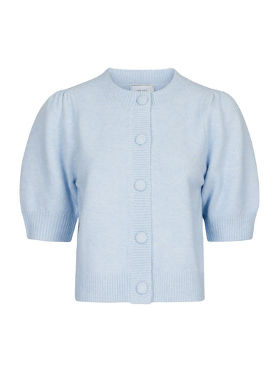 TRUDY KNIT CARDIGAN LIGHT BLUE