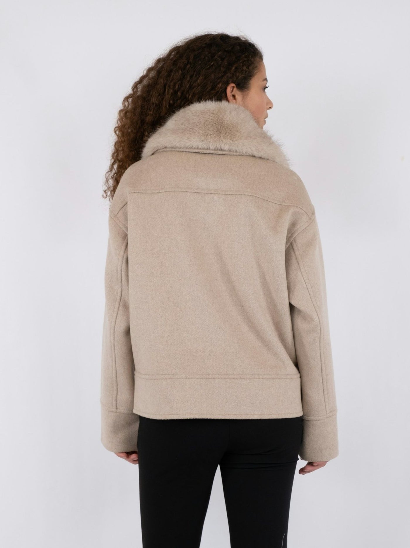 PITTI WOOL JACKET SAND