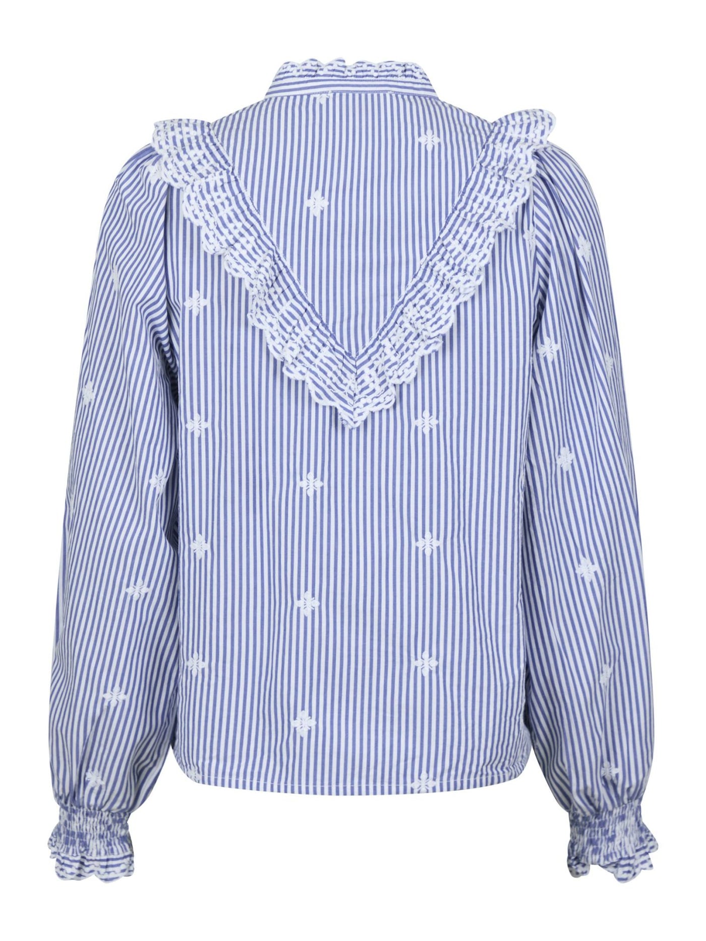 DEGAS STRIPE BLOUSE BLUE