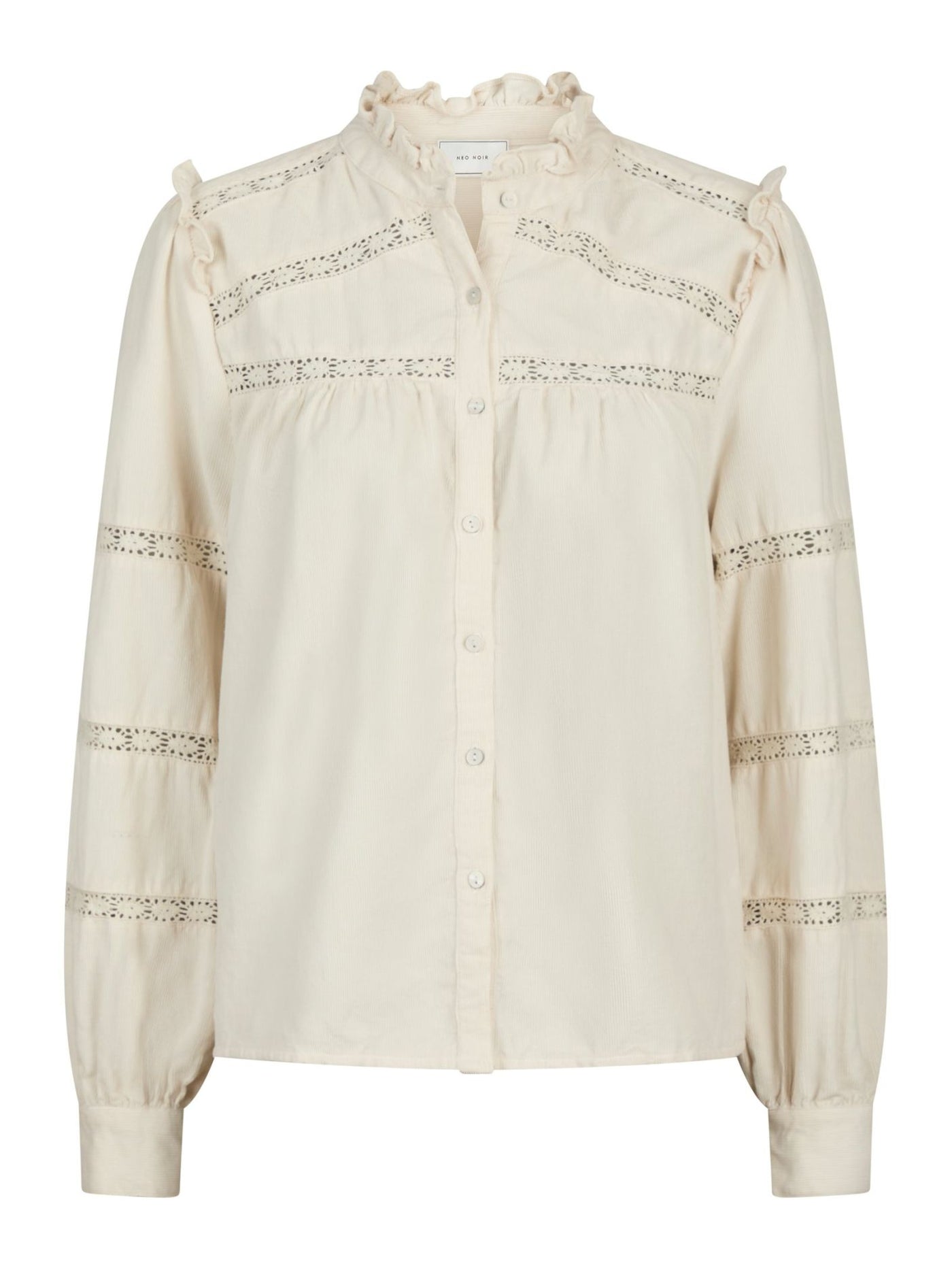 ISALA CORDUROY SHIRT IVORY