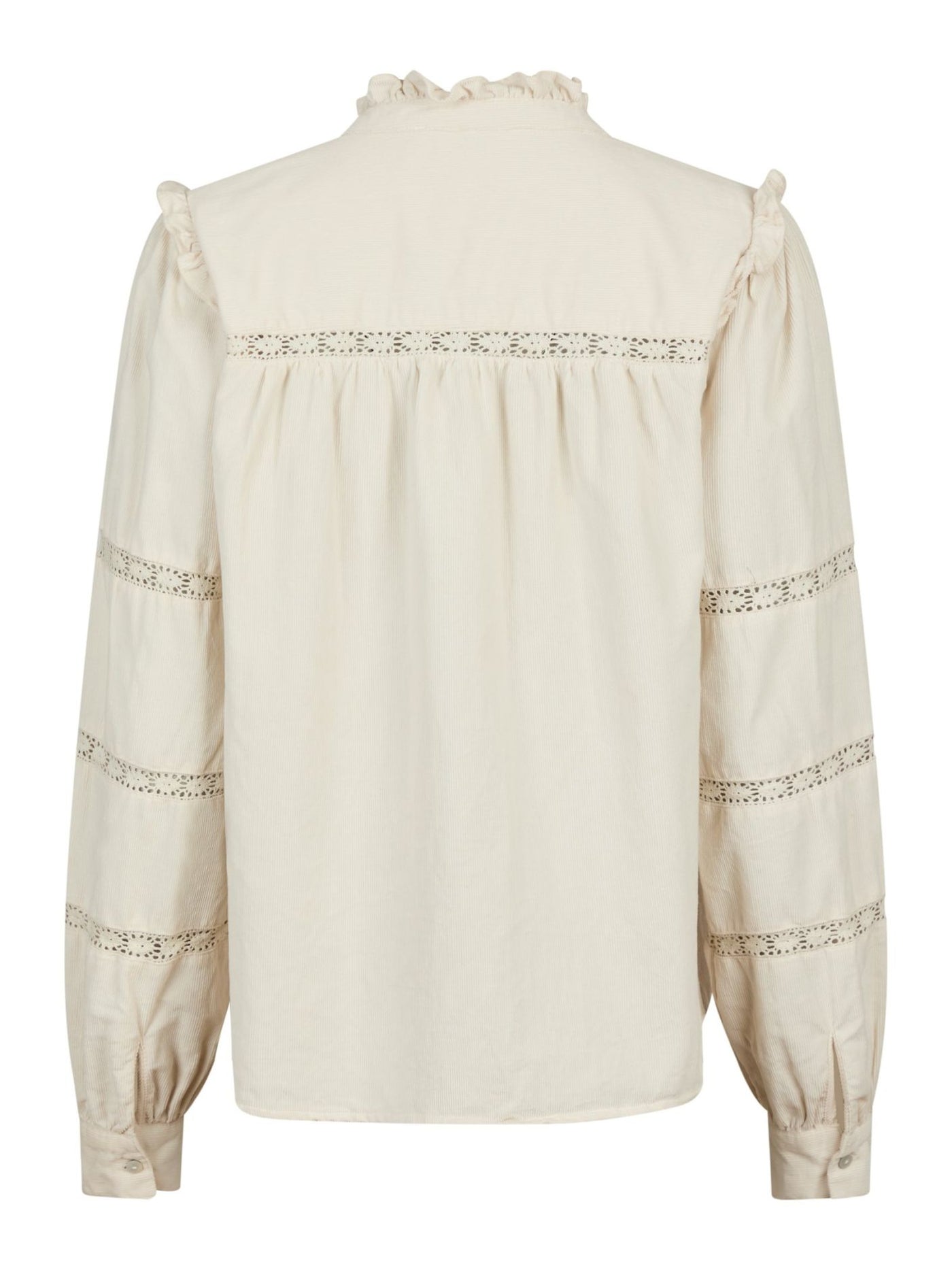 ISALA CORDUROY SHIRT IVORY