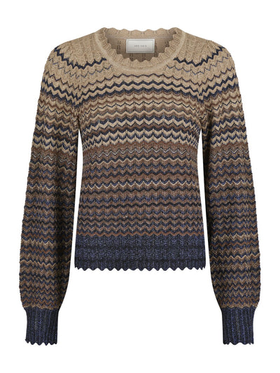 DITO STITCH KNIT JUMPER NAVY