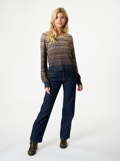 DITO STITCH KNIT JUMPER NAVY