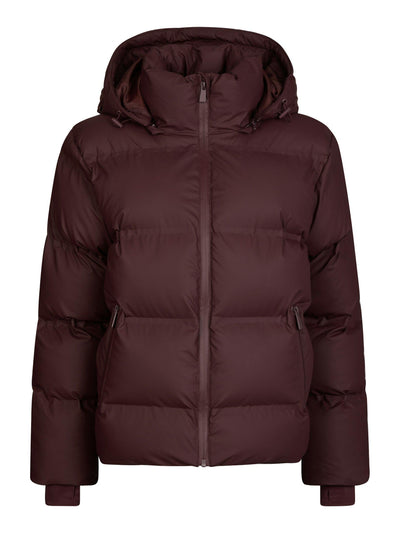 FOX PUFFER JACKET BORDEAUX