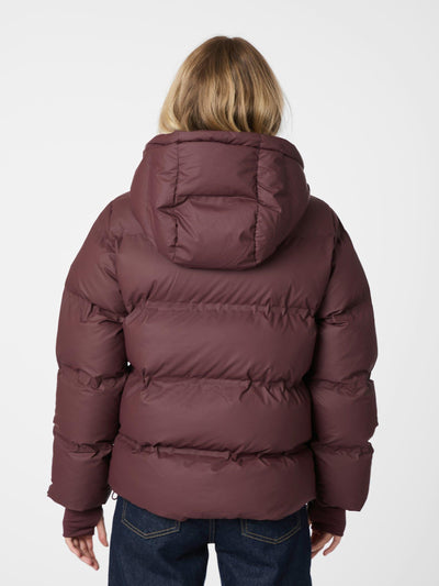 FOX PUFFER JACKET BORDEAUX