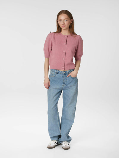 TRUDY KNIT CARDI ROSE