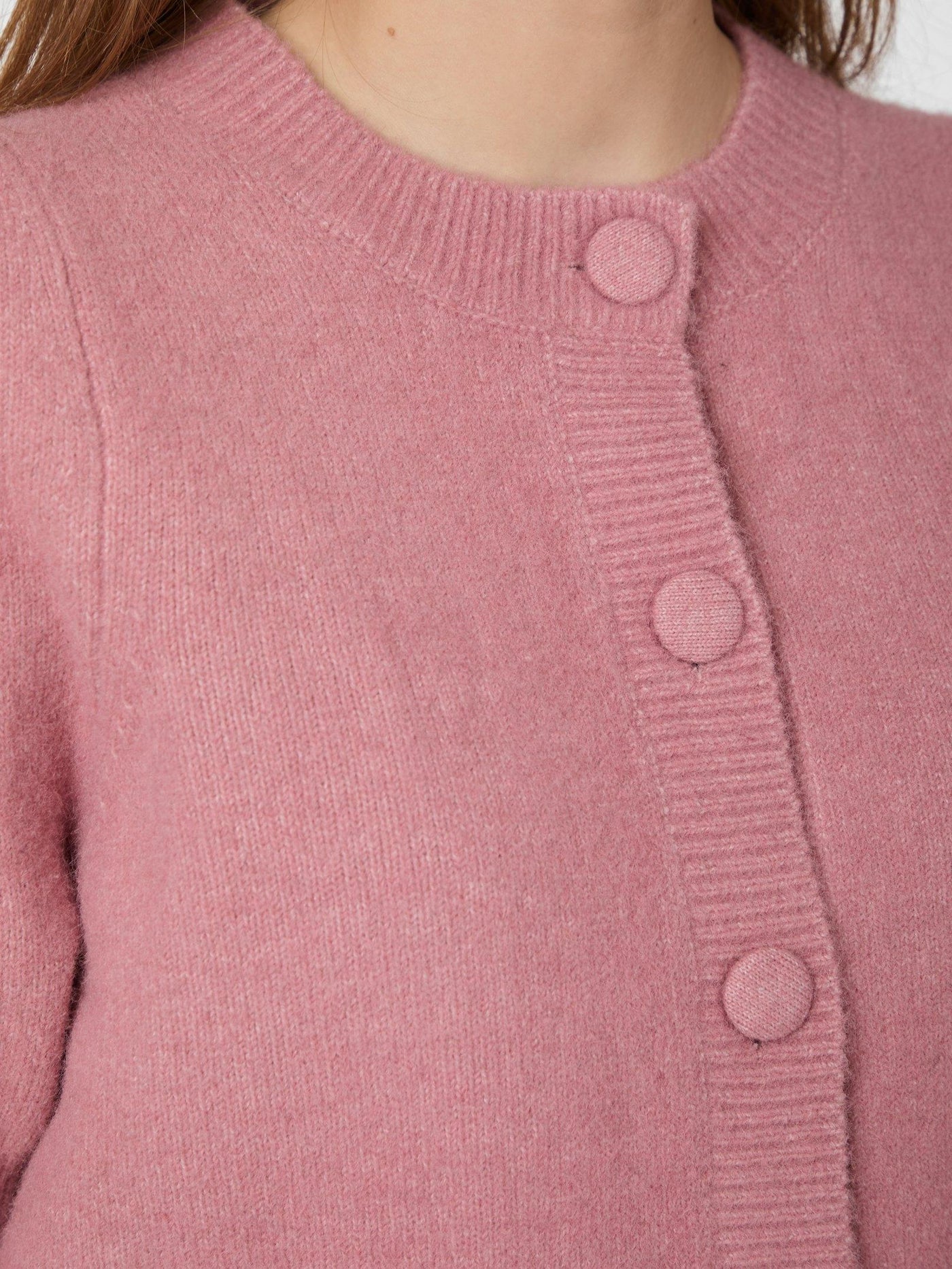 TRUDY KNIT CARDI ROSE
