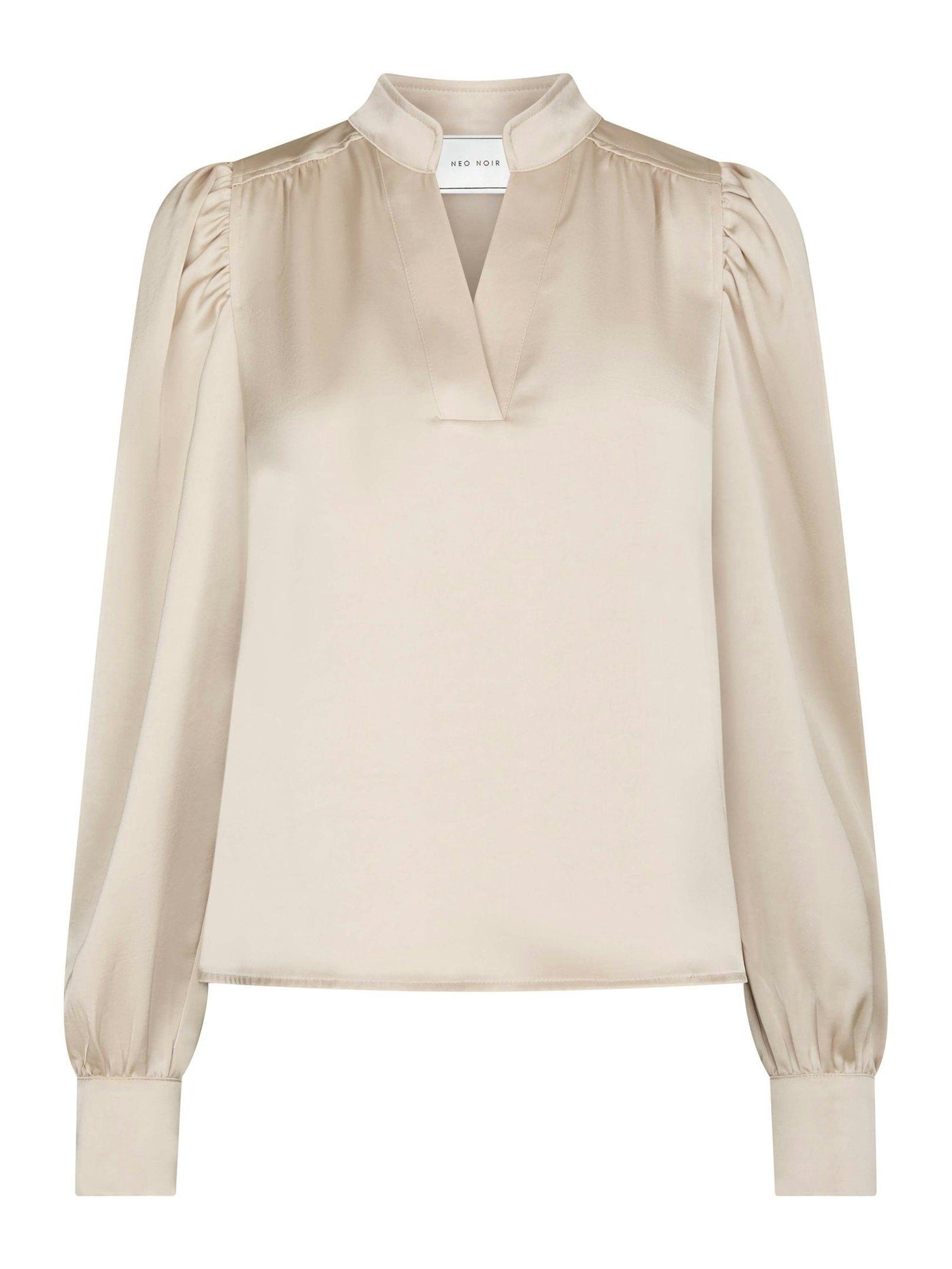 ROSSLYN SATEEN BLOUSE CHAMPAGNE - Back in stock soon