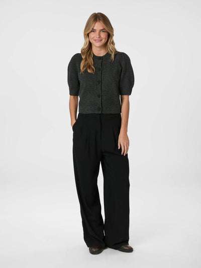 TRUDY KNIT CARDI ANTHRACITE