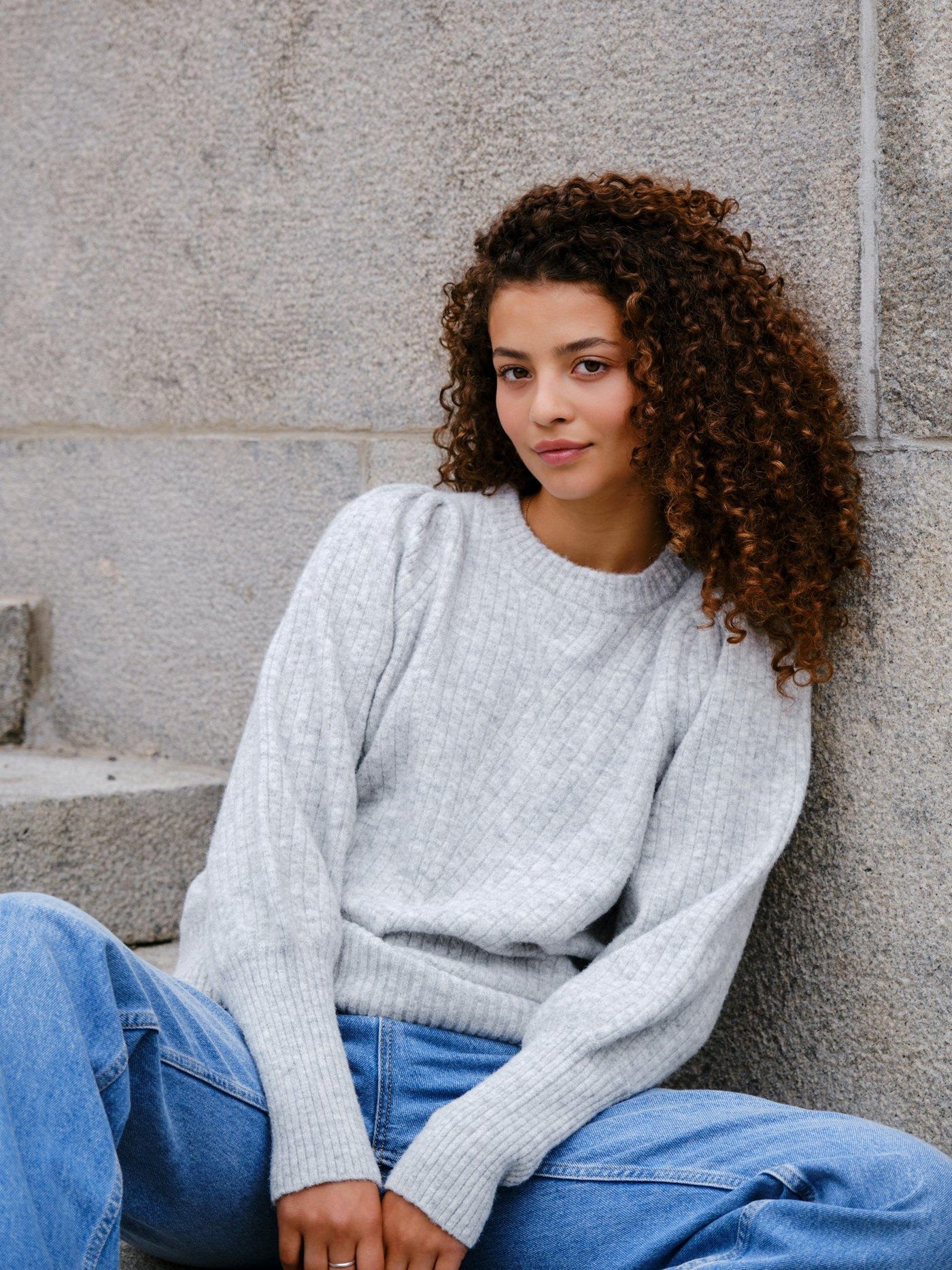KELSEY JUMPER LIGHT GREY