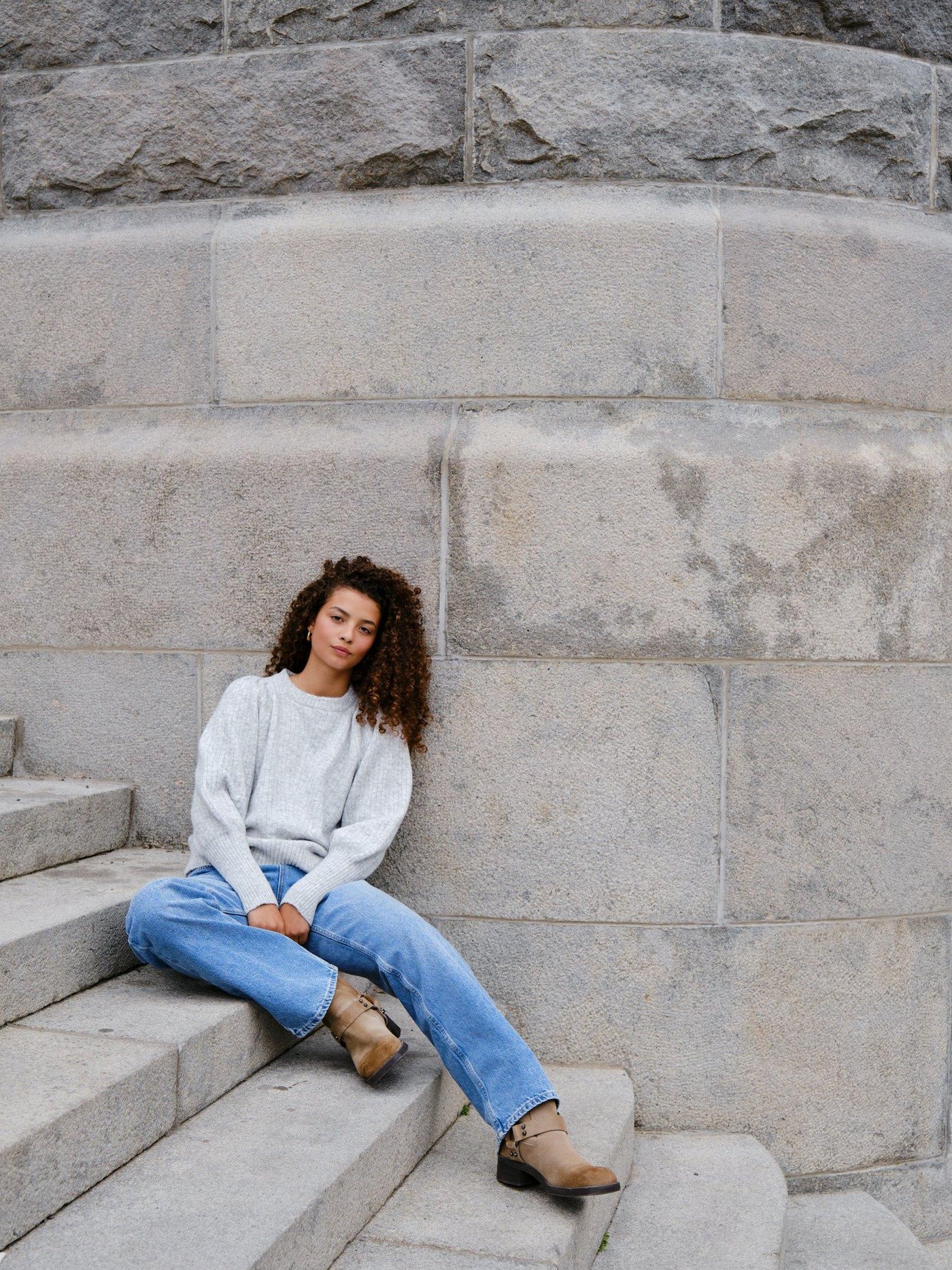 KELSEY JUMPER LIGHT GREY