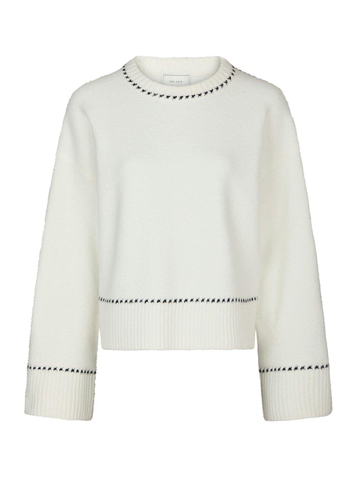 ROEME STITCH JUMPER OFF WHITE