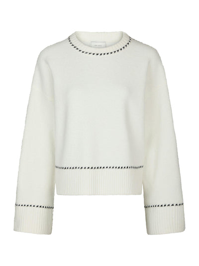 ROEME STITCH JUMPER OFF WHITE
