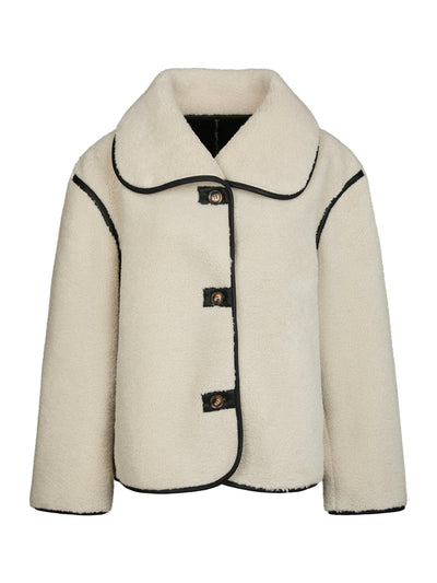 EDMUND TEDDY JACKET IVORY
