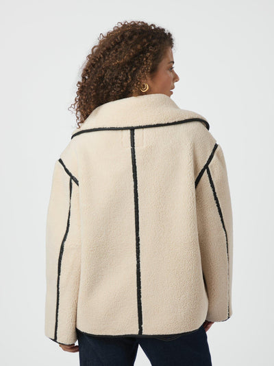 EDMUND TEDDY JACKET IVORY