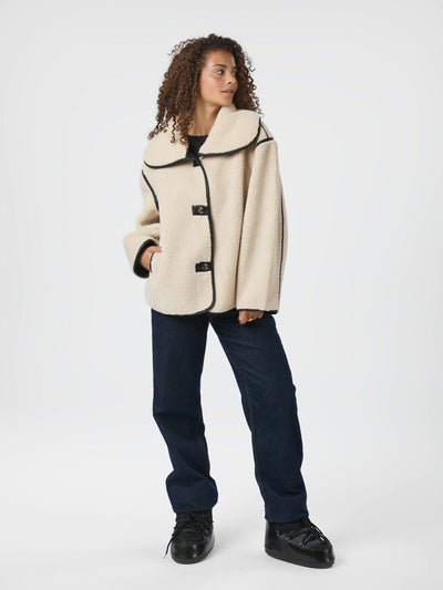 EDMUND TEDDY JACKET IVORY
