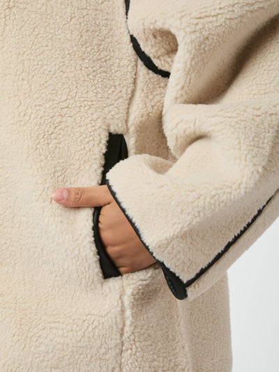 EDMUND TEDDY JACKET IVORY