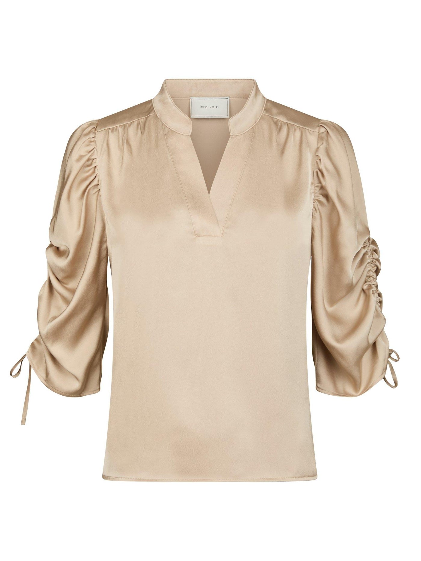 ALVIRA DRAPY SATIN CHAMPAGNE