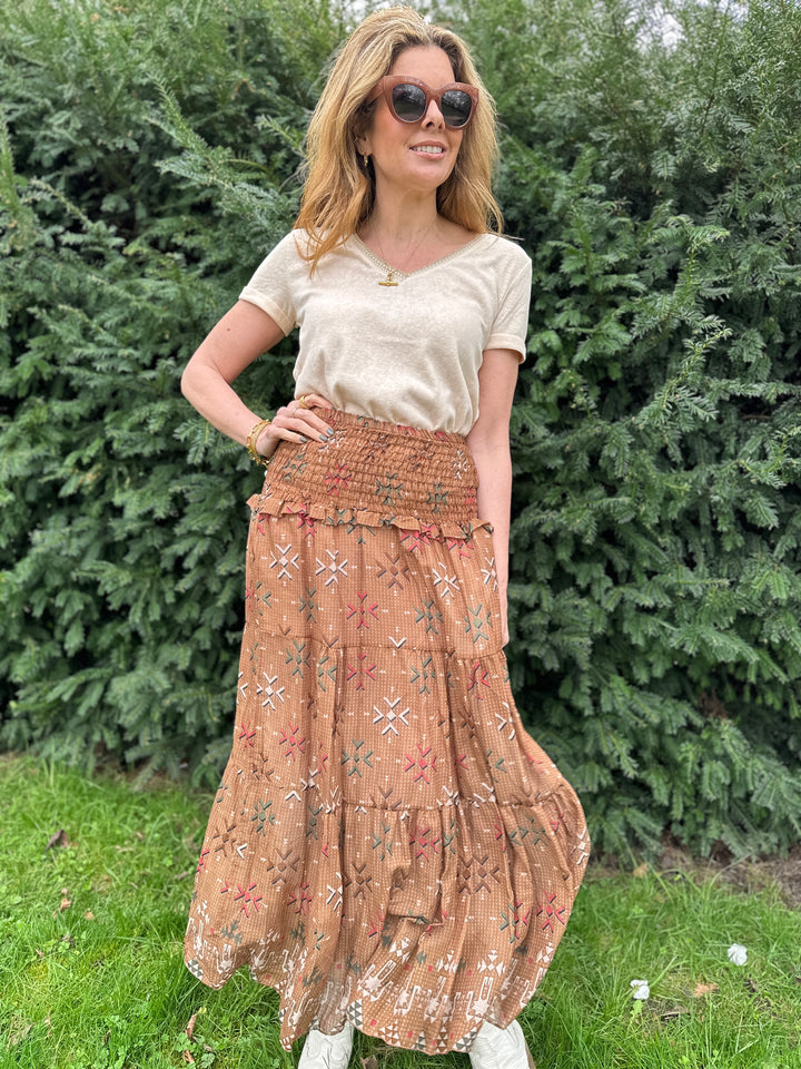 ピノコDeuxieme Classe チノKNIT MAXI SKIRT CINOH/チノ 】KNIT MAXI SKIRT（ロング・マキシ丈スカート