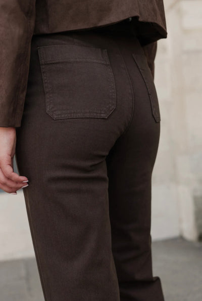 VICTO JEANS CHOCOLATE BROWN