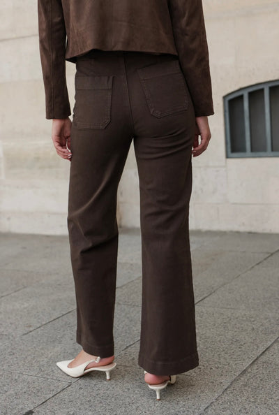 VICTO JEANS CHOCOLATE BROWN