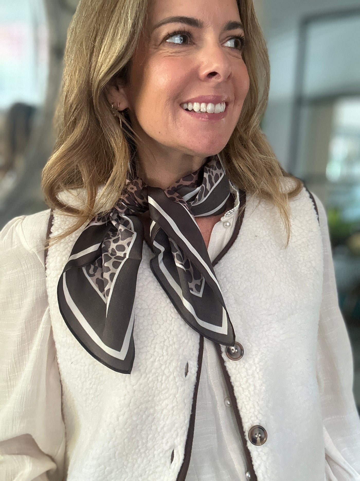 SEPTEMBRE SCARF LEOPARD