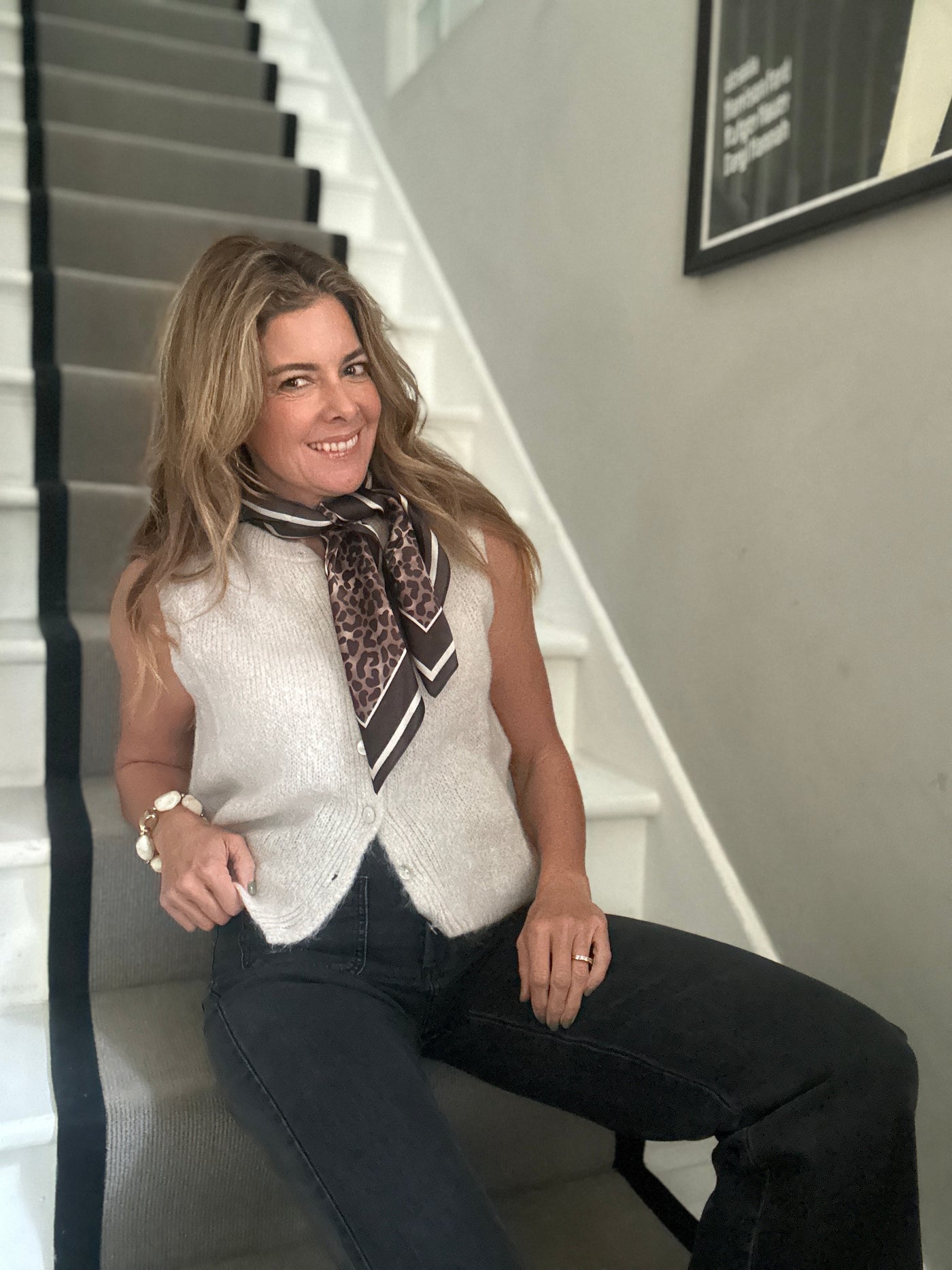 CLAUDY KNIT VEST SAND