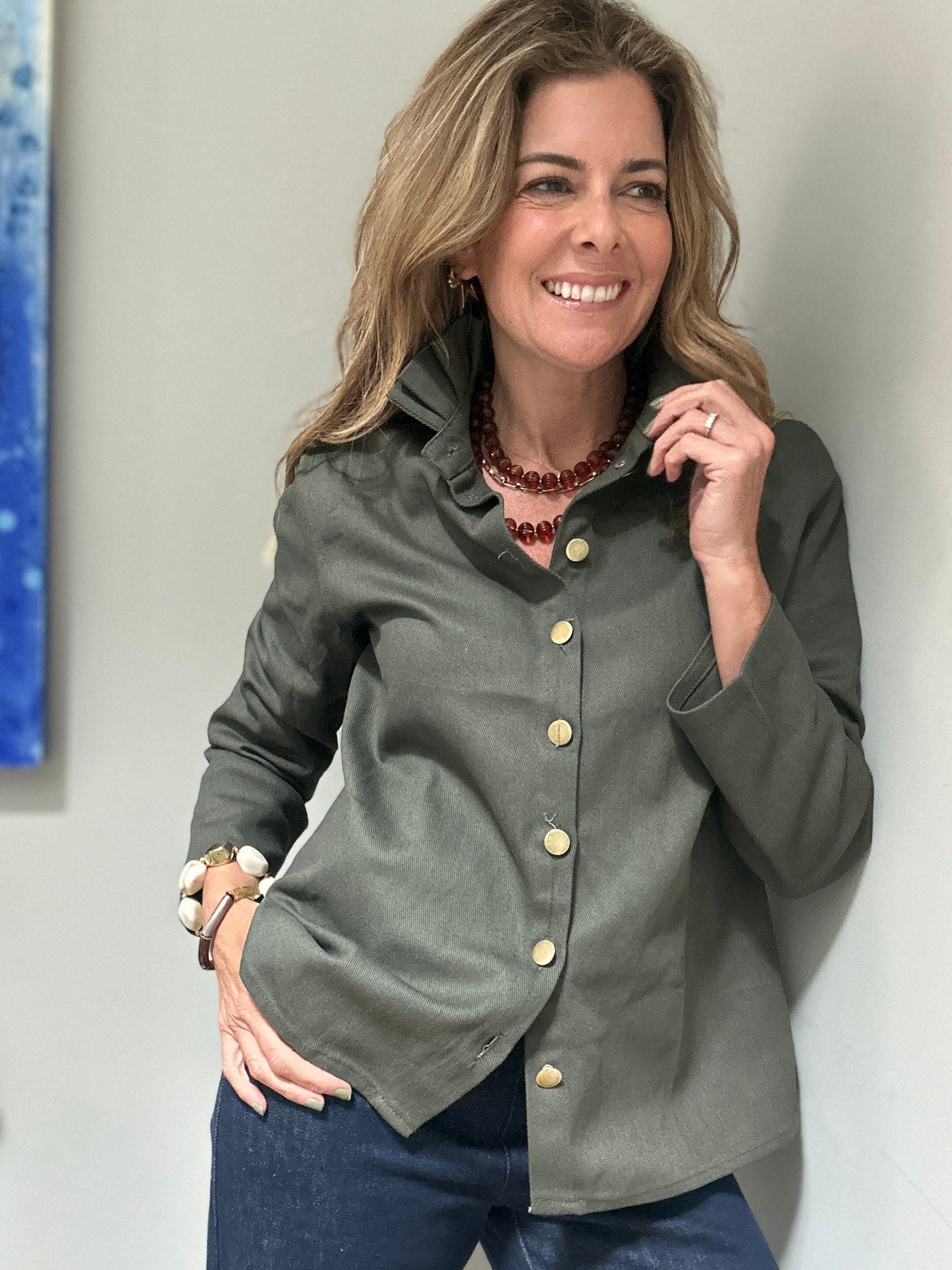 SOLENE NECKLACE RESIN CARAMEL