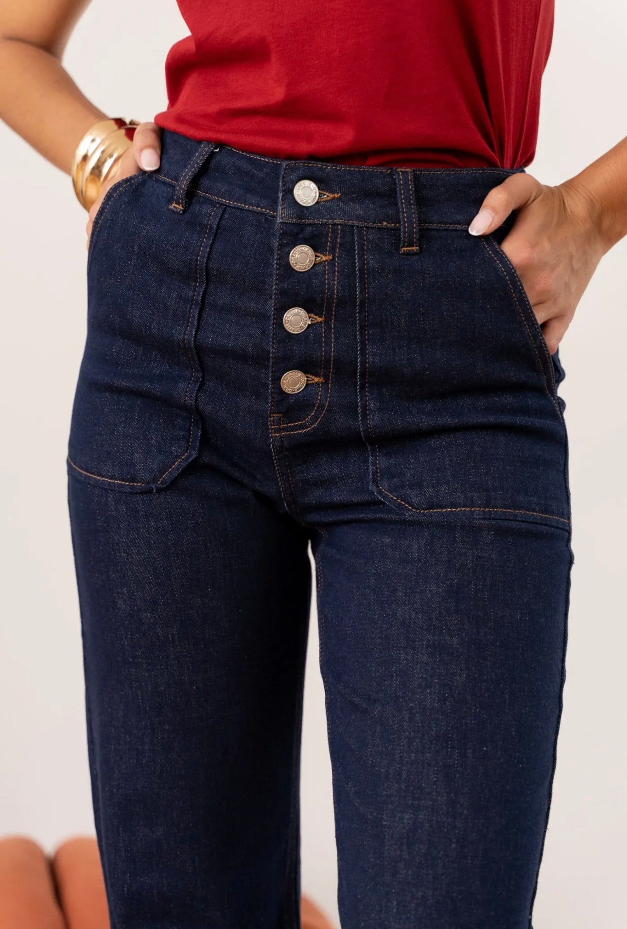 PAULINE JEANS DARK WASH