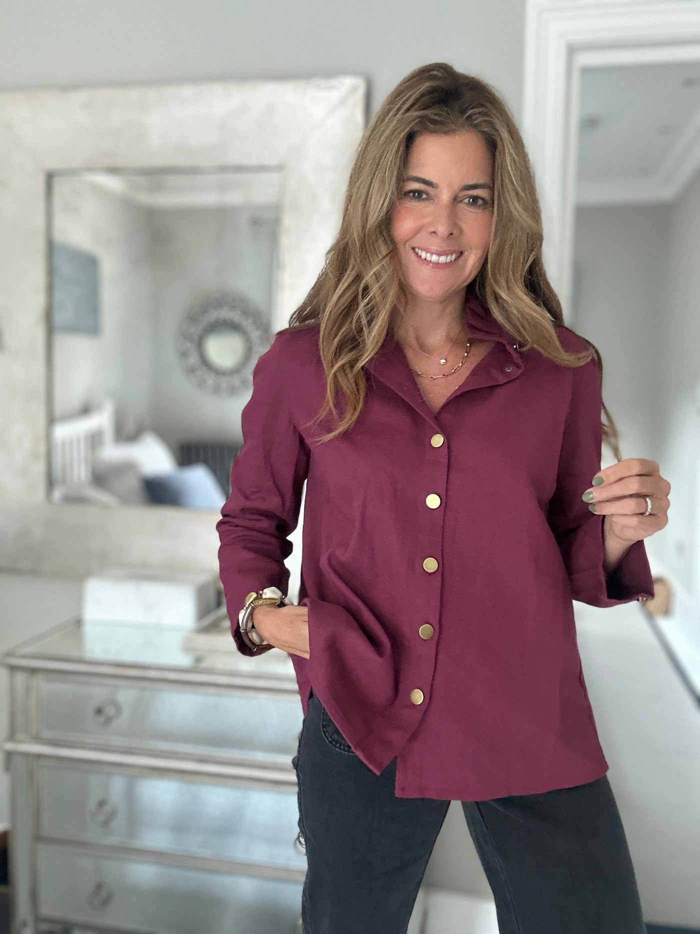 GLADYS JACKET BORDEAUX