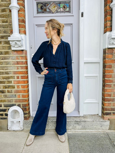 JEANNE BLOUSE NAVY