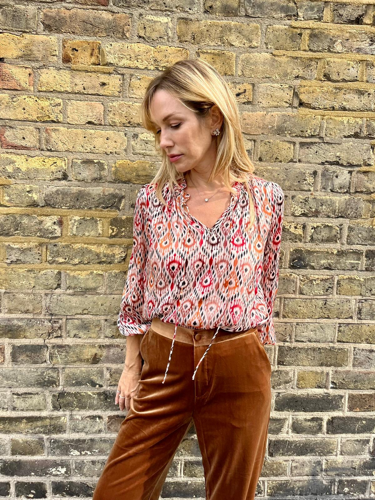 CIARA BLOUSE RED