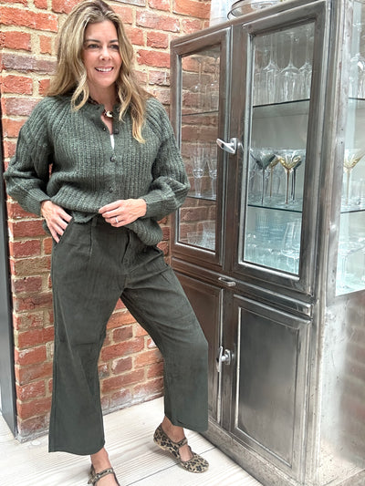 ROSIE CARDI KHAKI