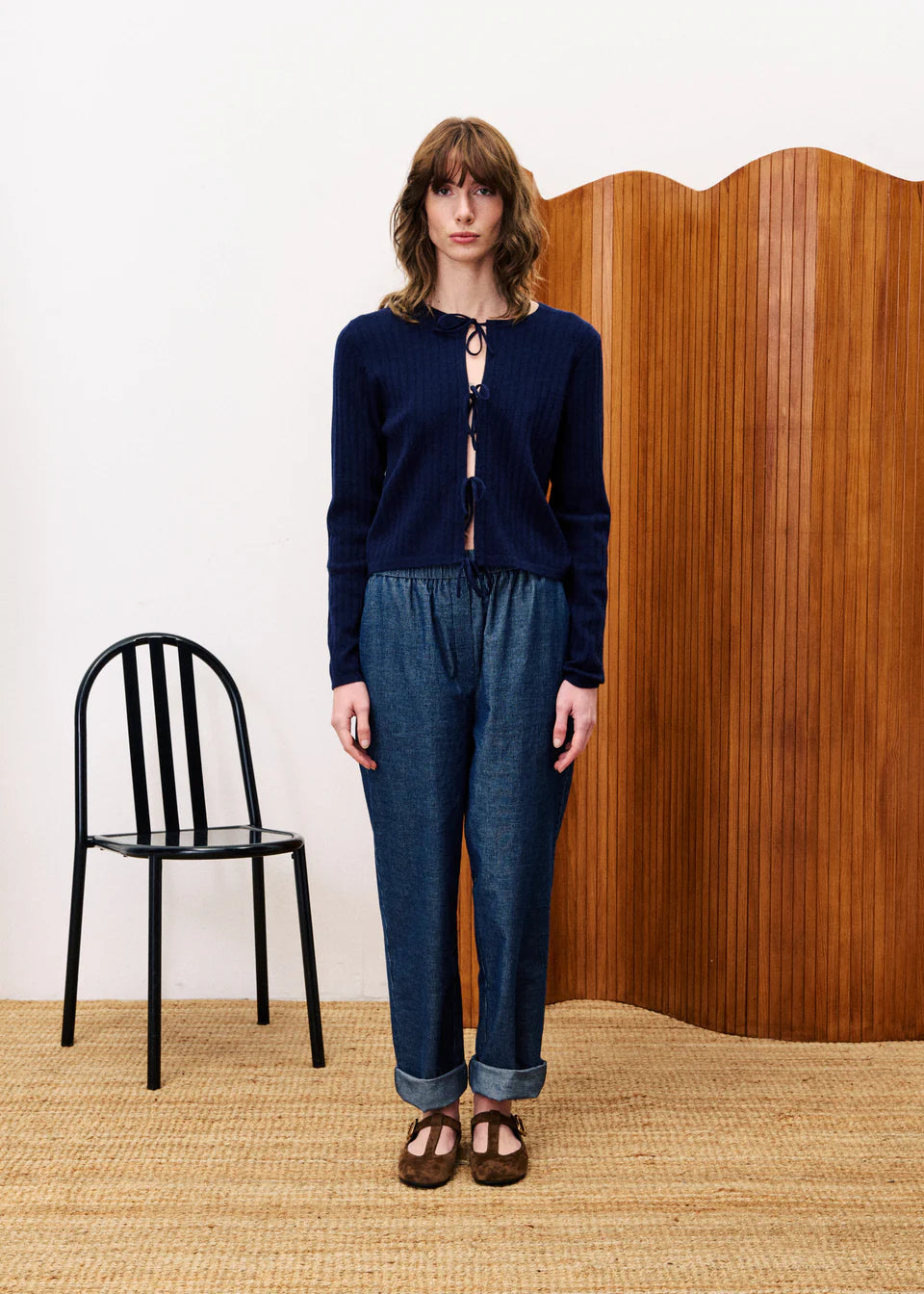 OXALIS TROUSERS NAVY