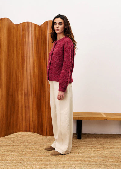 SELKIRK CARDI BORDEAUX