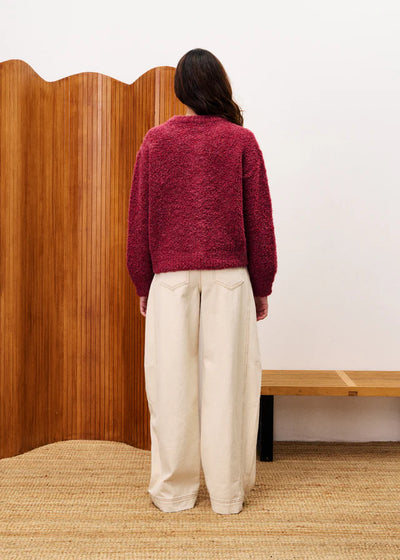 SELKIRK CARDI BORDEAUX
