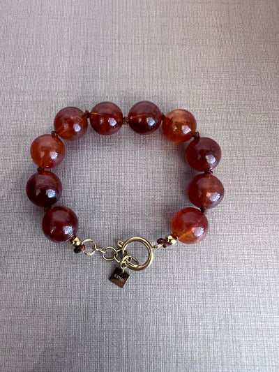 MORGANE BRACELET RESIN CARAMEL