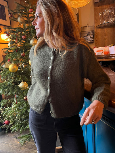 LOLA CARDI KHAKI