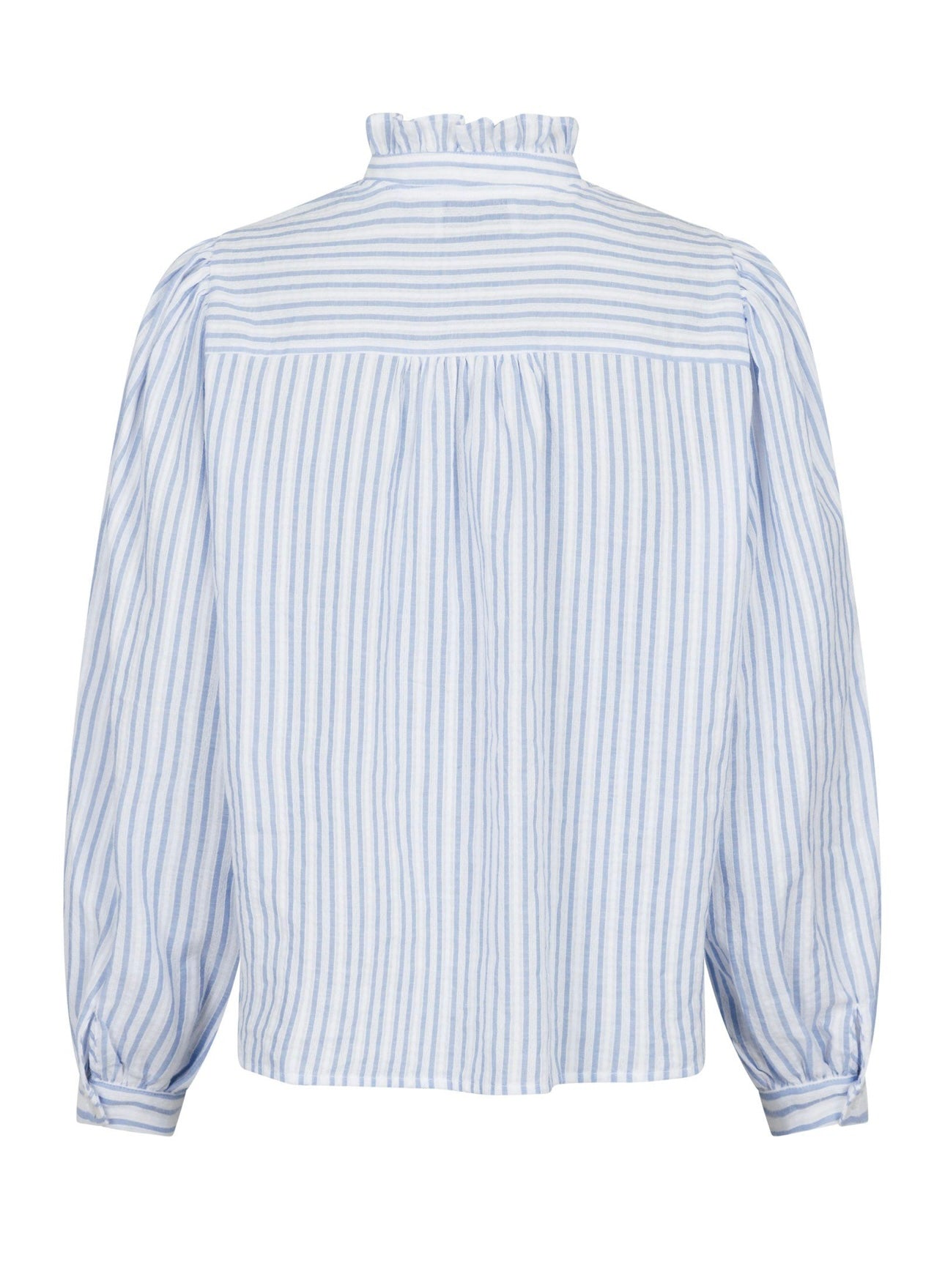 JOHANNE STRIPE BLOUSE BLUE