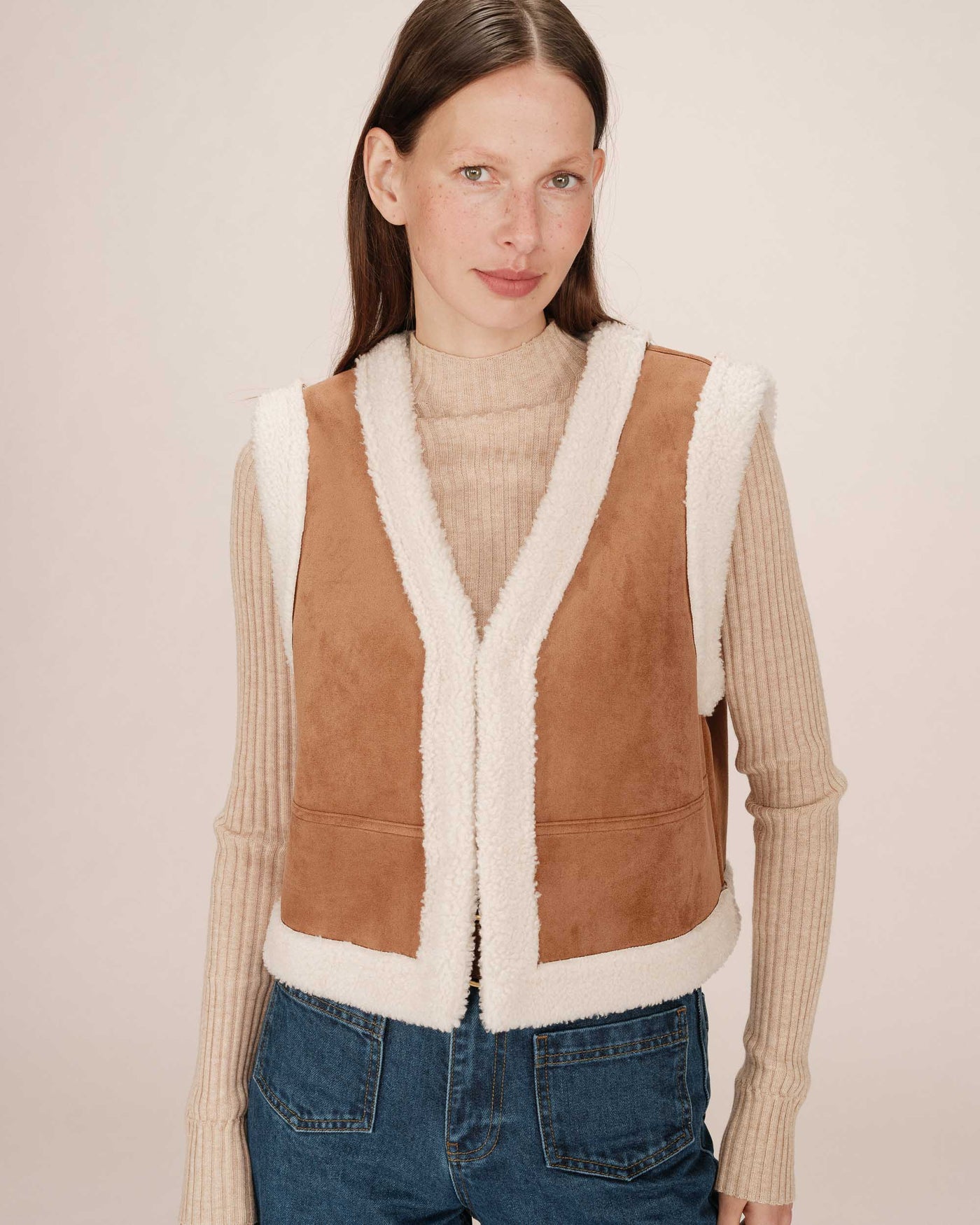 SOHEN VEST CAMEL