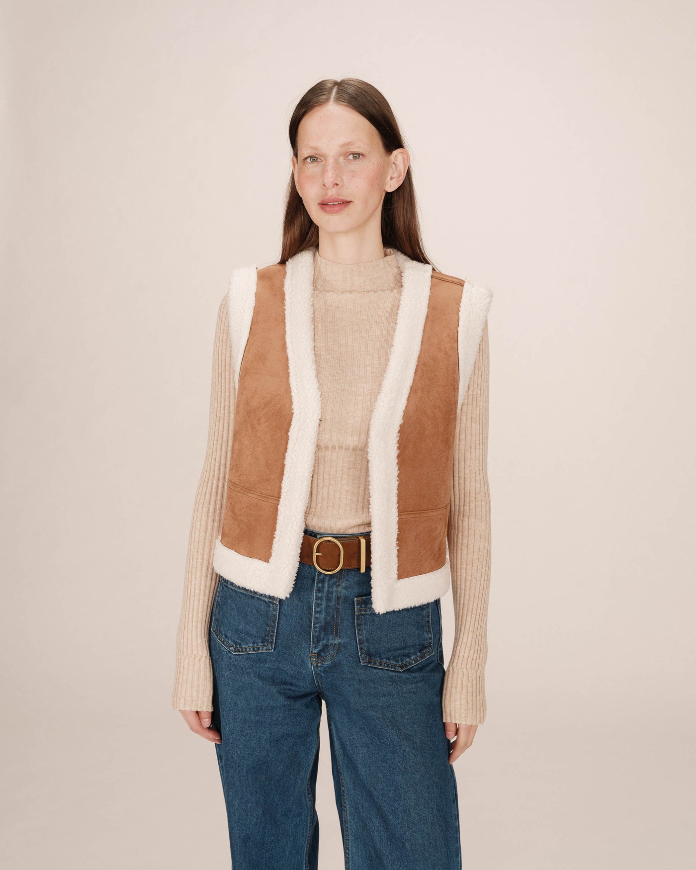 SOHEN VEST CAMEL