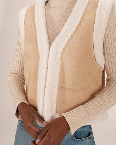 SOHEN VEST CAMEL SAND