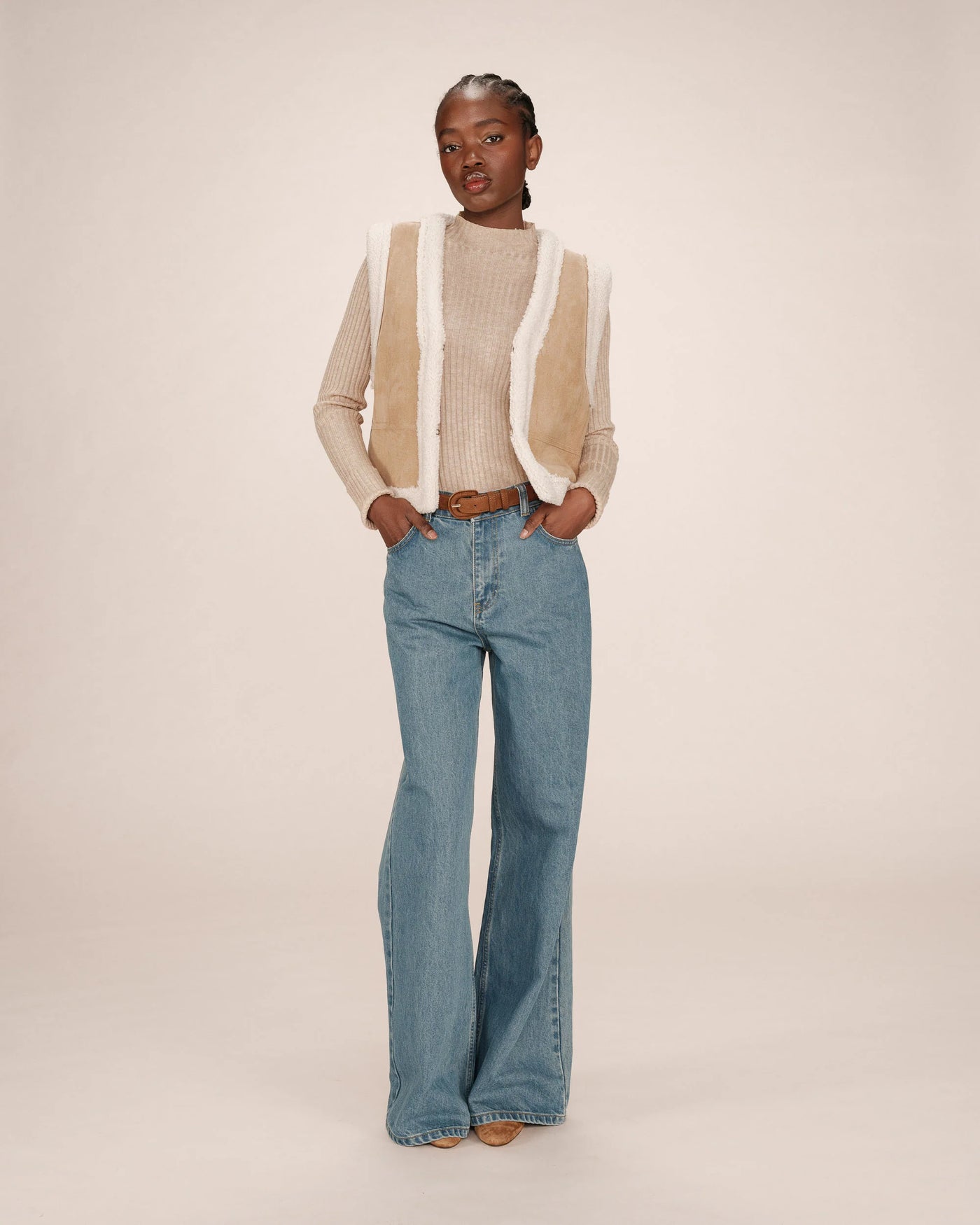 SOHEN VEST CAMEL SAND