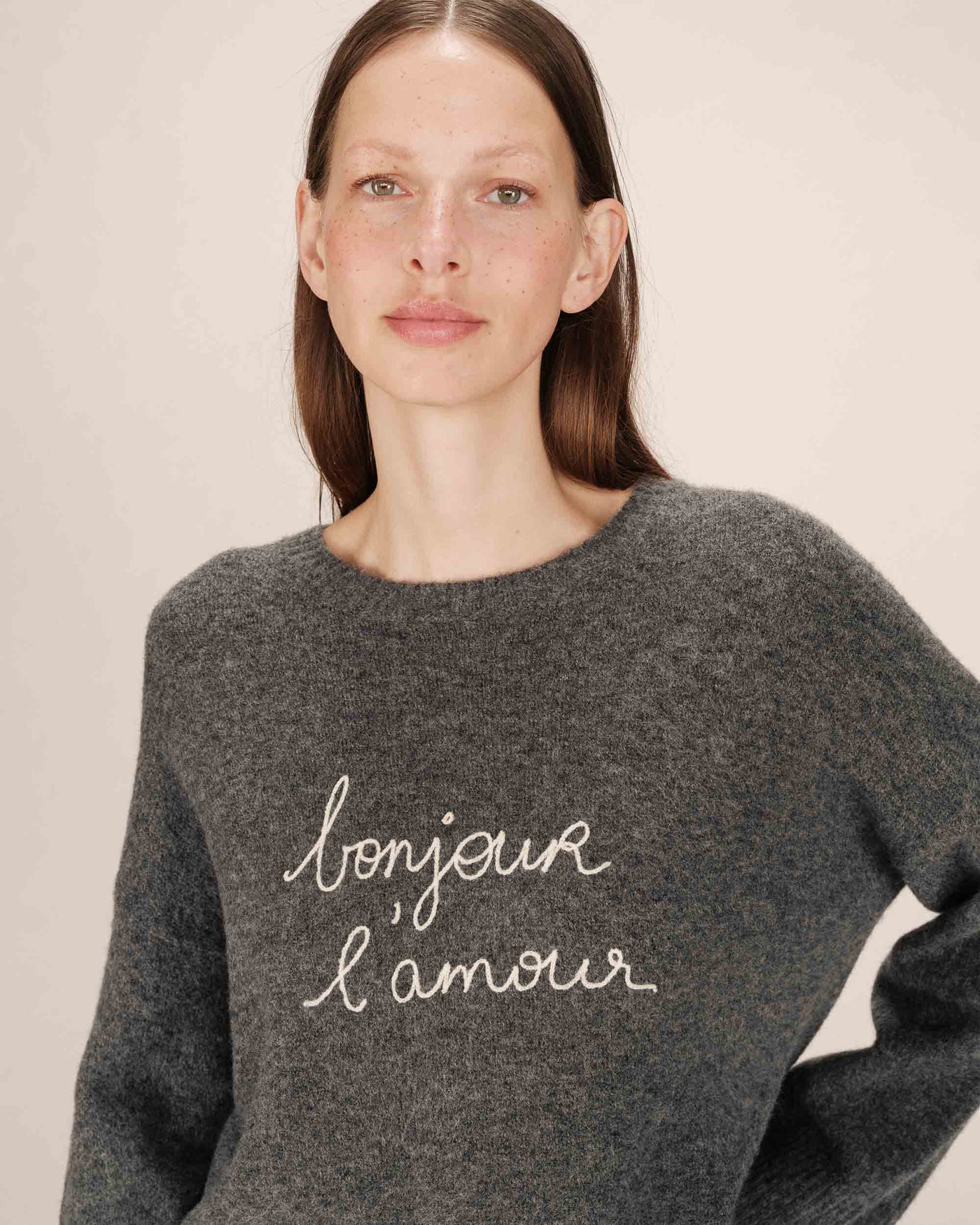 BONJOUR L AMOUR JUMPER ANTHRACITE