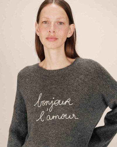 BONJOUR L AMOUR JUMPER ANTHRACITE