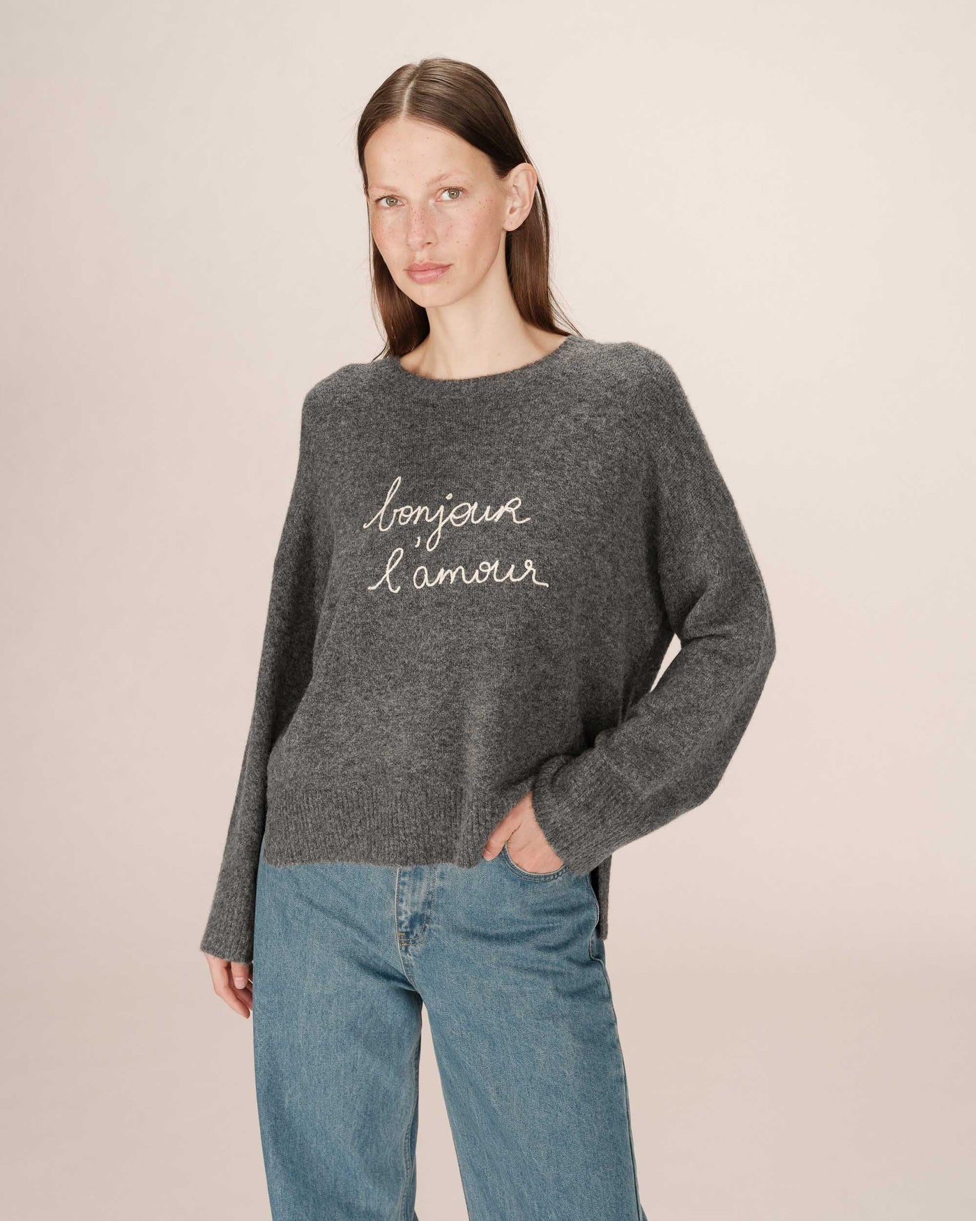 BONJOUR L AMOUR JUMPER ANTHRACITE