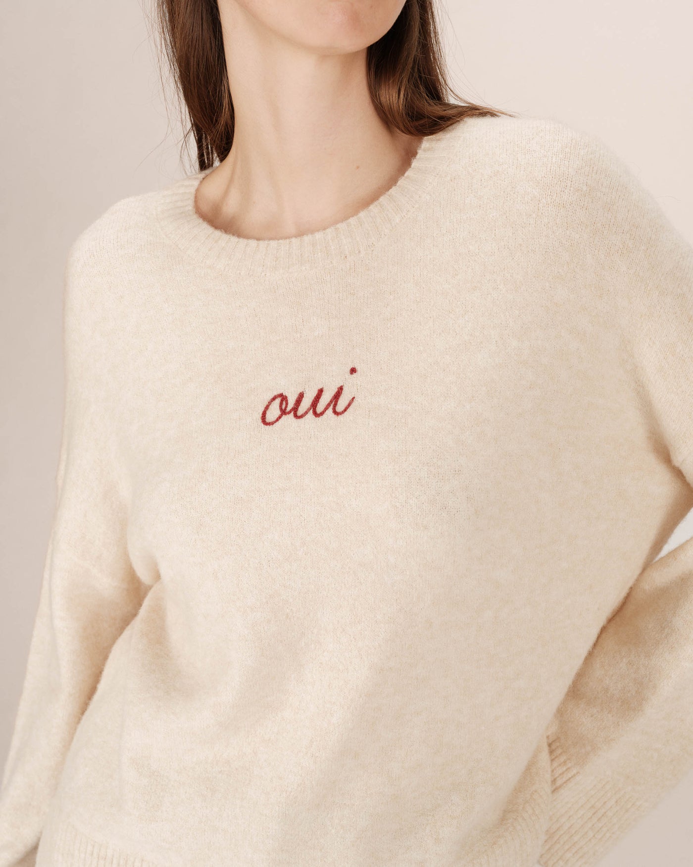 OUI JUMPER ECRU
